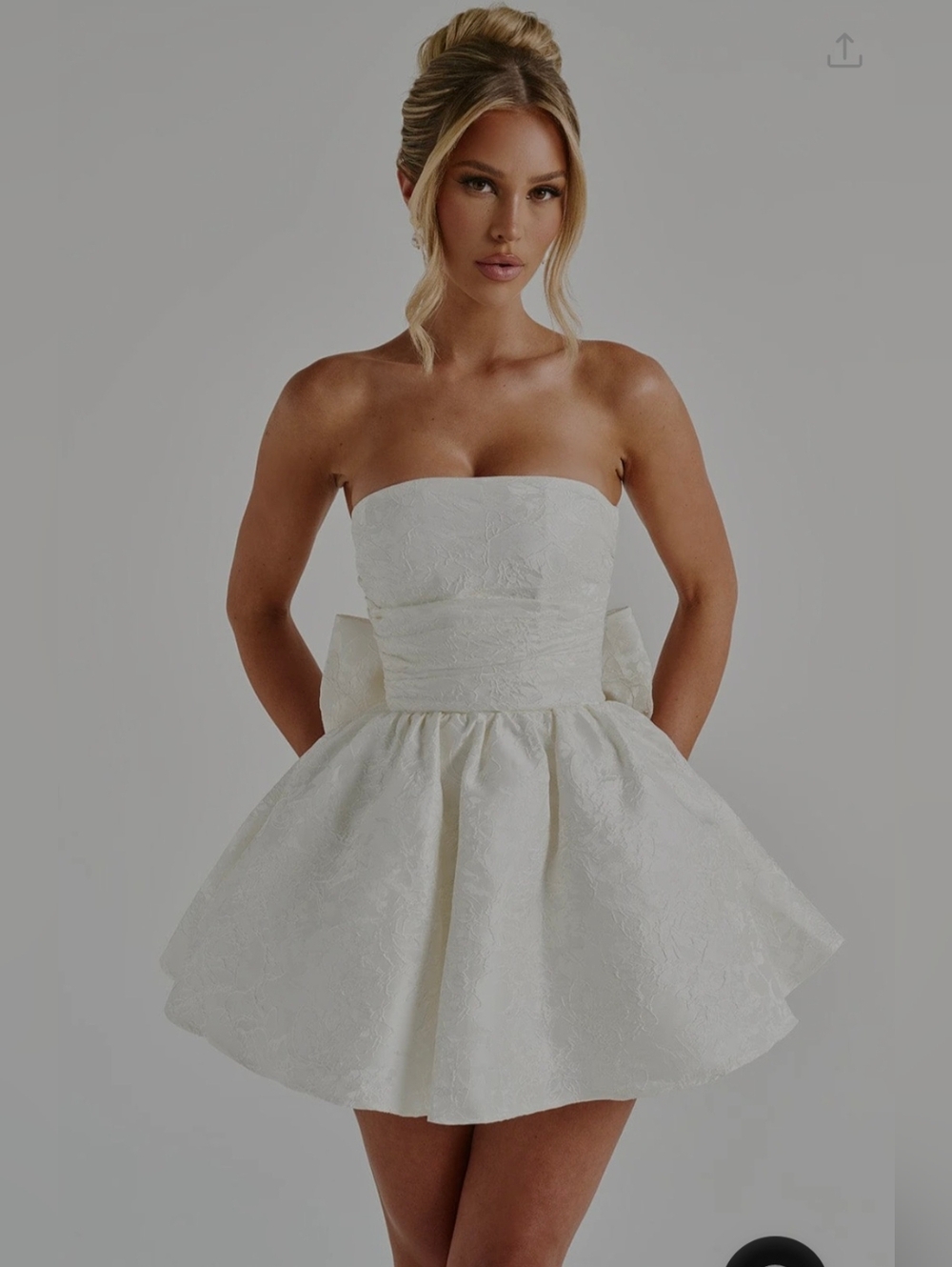Ivory Salome Mini Dress